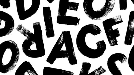 Pattern Crossed Lines on Black Abstract Monochrome Design