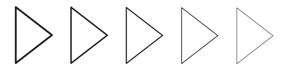 Play icon vector illustration isolated