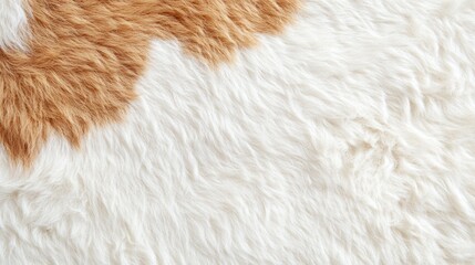Soft and fuzzy texture of a fur rug featuring warm tones and inviting feel for cozy interiors.