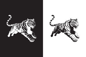 Tiger Silhouette Duo
