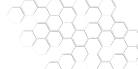 Futuristic 3D White Light Geometric hexagon Structure Featuring Abstract Polygonal Honeycomb Pattern, Technology-Inspired Design, and a Luxurious, Modern Vector Background for Innovation