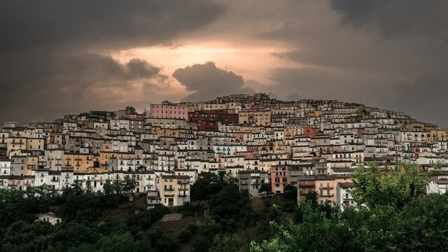 calitri small village in avellino italy