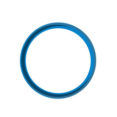 blue circle logo element design grafis