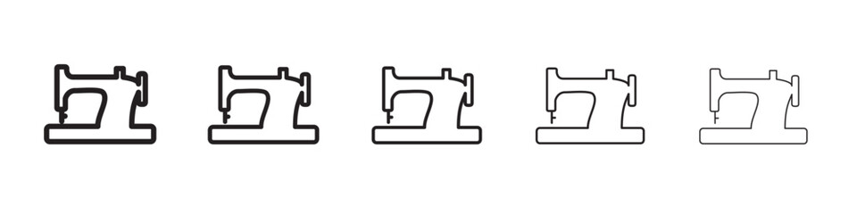 Sewing machine icon vector illustration isolated