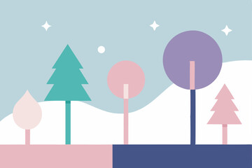 vector illustration of a christmas background