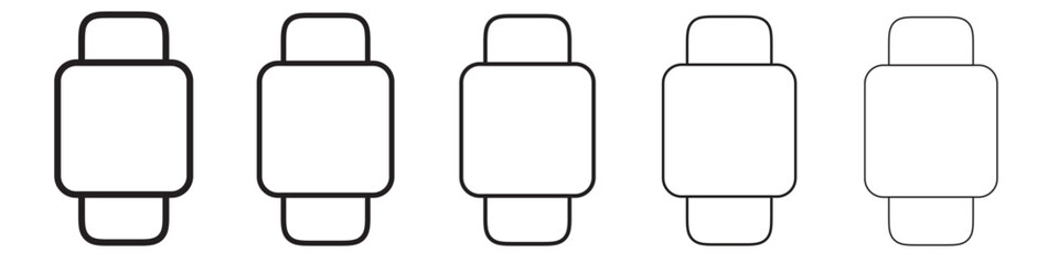 Smart watch icon vector illustration isolated