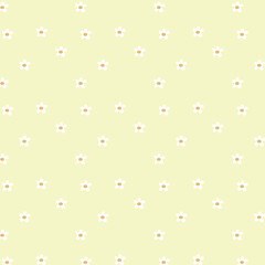 Seamless floral natural abstract pattern white background