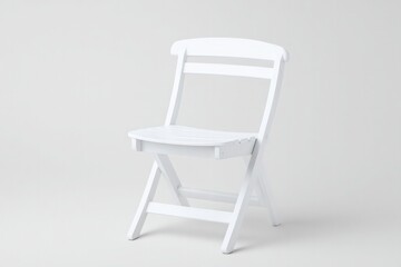 Fototapeta premium minimalistic garden furniture isolated on white background showcasing varied pieces with ample copy space