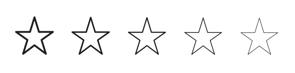 Star icon vector illustration isolated
