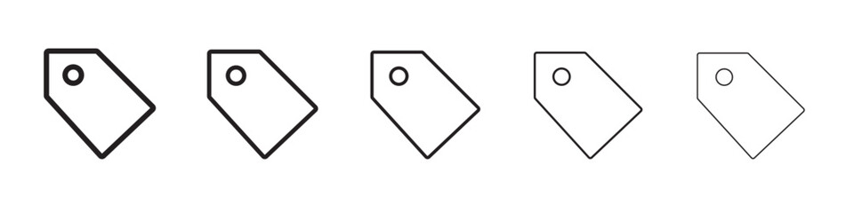 Tag icon vector illustration isolated