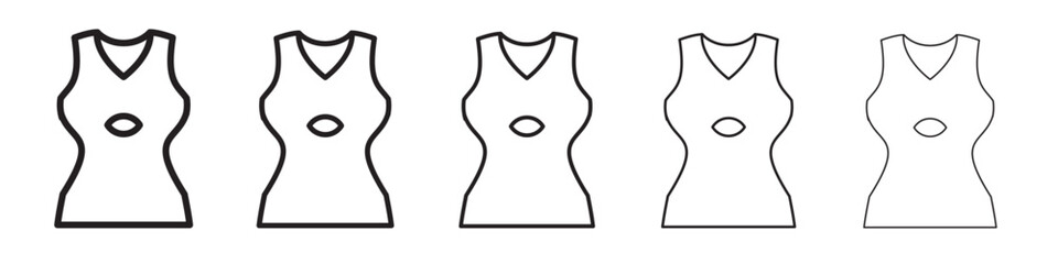 Tank top icon vector illustration isolated
