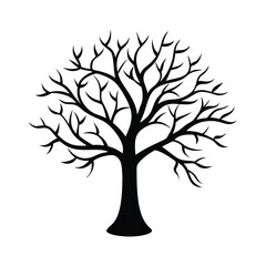 Fototapeta premium vector tree silhouette