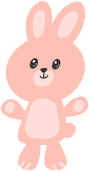 귀여운 토끼 일러스트 © 주영 박