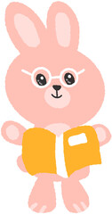 귀여운 토끼 일러스트 © 주영 박