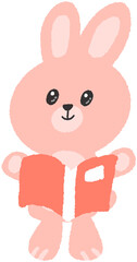 귀여운 토끼 일러스트 © 주영 박