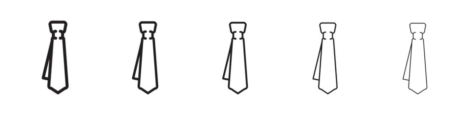 Tie icon vector illustration isolated