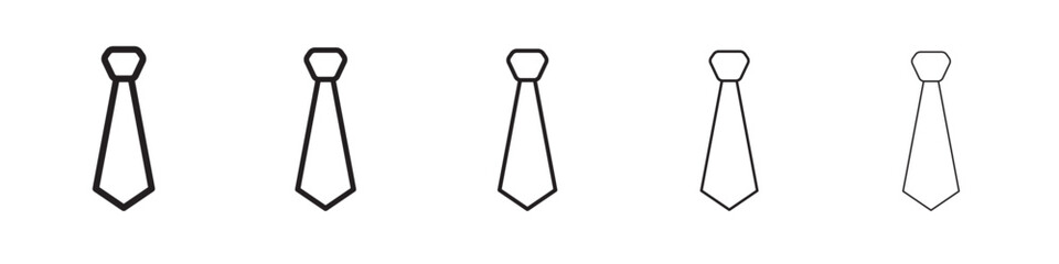 Tie icon vector illustration isolated