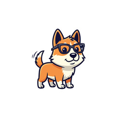 Cute Dog Icon Design Very Cool