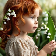 lily-of-the-valley girl