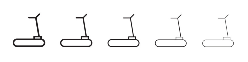 Treadmill icon vector illustration isolated