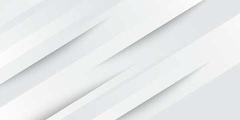 Obraz premium Abstract white background. Minimal geometric white light background abstract design.