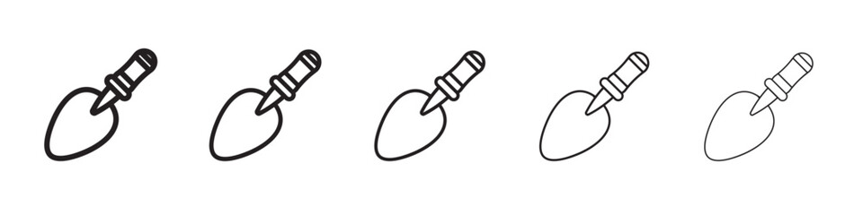 Trowel icon vector illustration isolated