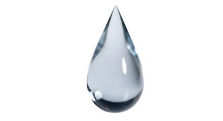 Isolated Water Drop