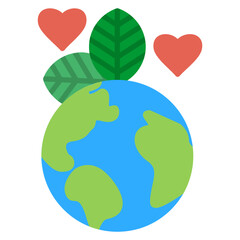 Earth Day Globe Icon