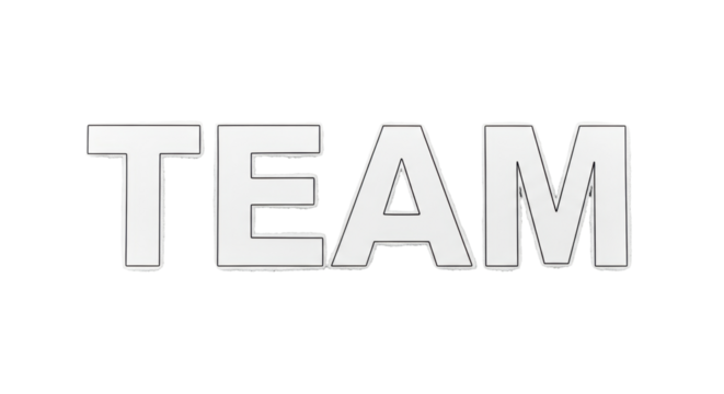 Isolated team text - Powered by Adobe