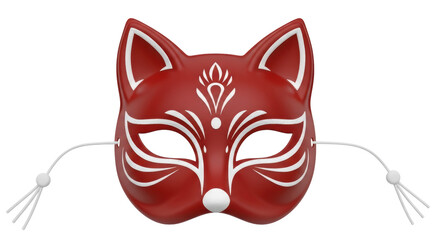 Isolated Fox Mask