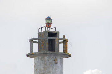 The tower at the top of the lighthouse