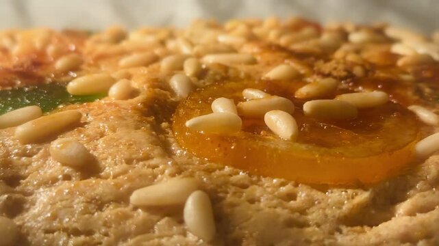 Traditional Saint John&rsquo;s coca out of the oven.