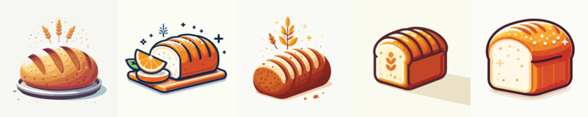 vector of a bread