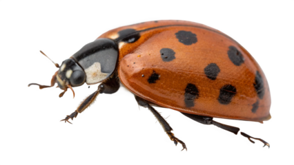ladybug, isolated transparent background