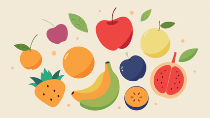 seamless pattern with easter eggs fruits food background vector template