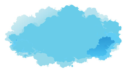 Fototapeta premium blue and white map of usa. blue abstract background template 