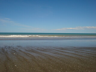 Blue Sea Beach Small Waves