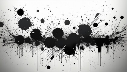 ink splat background isolated on white background