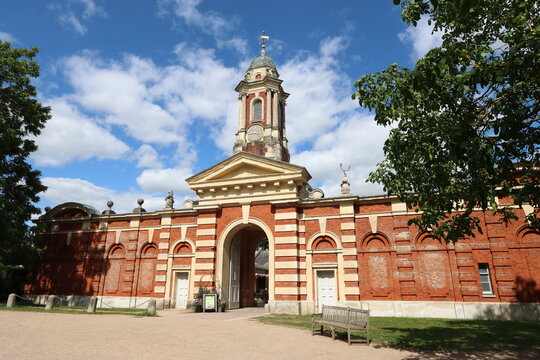 Stable Block, a grade 2 listed building, Wimpole Estate, Arrington, Royston, Cambridgeshire, England, UK