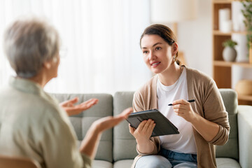 Consultation of the patient with a psychologist