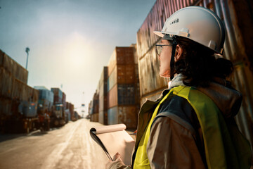 working in container terminal