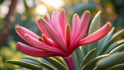 Fototapeta premium red and yellow flowers Kalanchoe pinnata