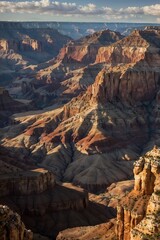 Obraz premium Rocky Canyon Landscape at Golden Hour
