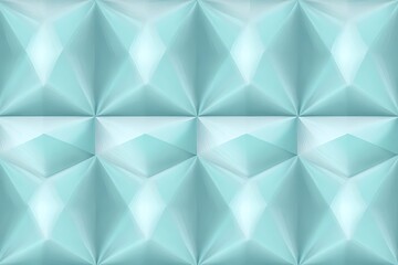 Geometric tiled pattern with light blue