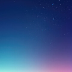 Starry night sky with a vibrant gradient of blue, purple, and pink hues. Abstract celestial background
