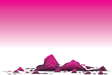 New web and hill background template