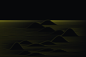 New web and hill background template