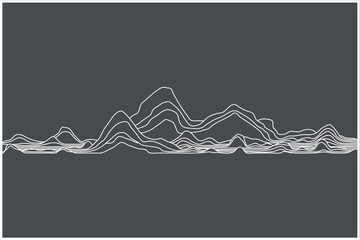 New web and hill background template
