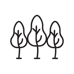  Tropical Tree Line Drawings in Vector Outline
