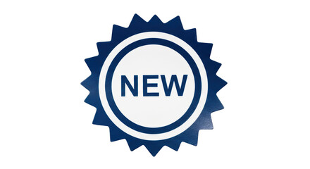 Isolated NEW Sign